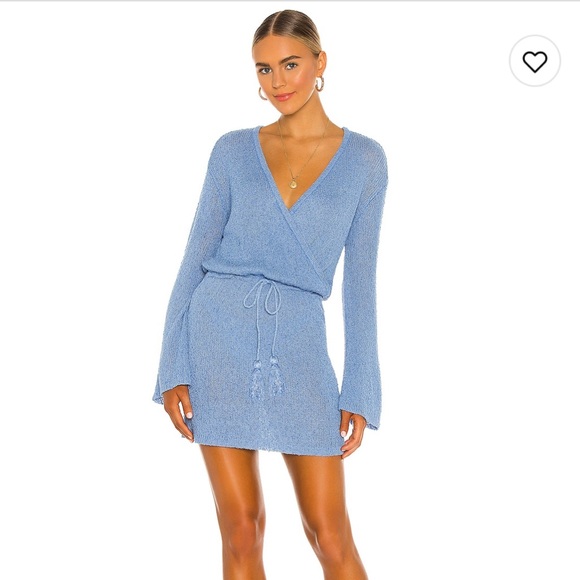 L*Space NWOT Topanga Swim Cover in Cornflower Blue - NEVER WORN! - Picture 1 of 3